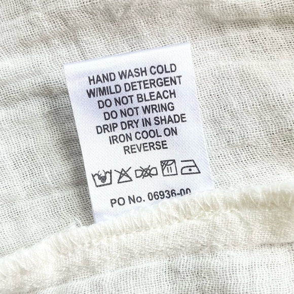 Show Me Your MuMu Dress Women’s Small Captain Button Down Dress 100% Cotton NWT - Picture 8 of 10